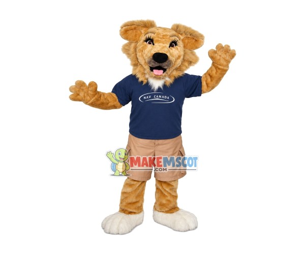 Technology Dog Mascot Costume For Navigation Company