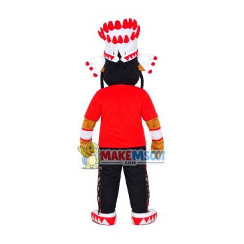 Black Indian Patriarch Mascot Costume