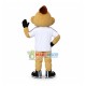 Calm Smiley Doll Mascot Costume Of College Calm Smiley Doll Mascot Costume Of College