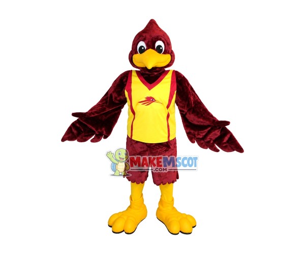 Adult Plush Sport Bird Mascot Costume