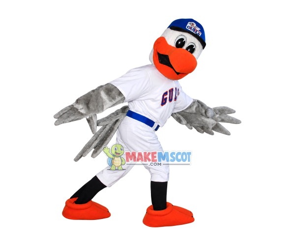 Agile Baseball Catcher Bird Mascot Costume