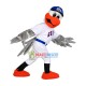 Agile Baseball Catcher Bird Mascot Costume Agile Baseball Catcher Bird Mascot Costume