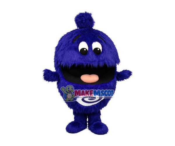 Entertaining Big-mouthed Doll Mascot Furry Costume