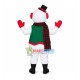 Cold Service Worker Snowman Mascot Costume Cold Service Worker Snowman Mascot Costume