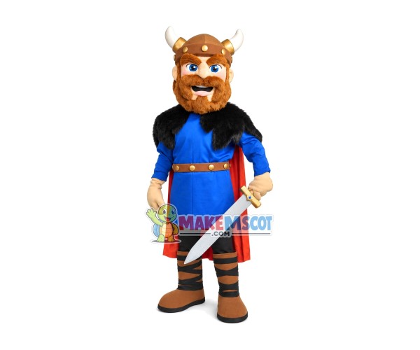 Spartan Warrior With Sharp Sword Mascot Costume