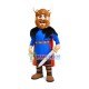 Spartan Warrior With Sharp Sword Mascot Costume