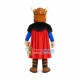 Spartan Warrior With Sharp Sword Mascot Costume