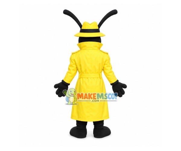 Mysterious Agent Black Bee Mascot Costume Mysterious Agent Black Bee Mascot Costume