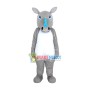 Blue Horns Rhino Mascot Costume