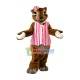 Flight Attendant Squirrel Mascot Costume Flight Attendant Squirrel Mascot Costume