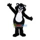 Cozy Black House Cat Mascot Soft Costume Cozy Black House Cat Mascot Soft Costume