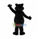 Cozy Black House Cat Mascot Soft Costume Cozy Black House Cat Mascot Soft Costume