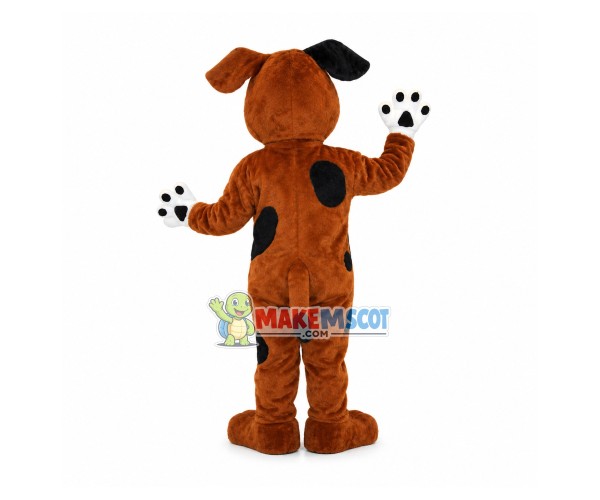 Lovable Pet Dog With Name Tag Mascot Costume Lovable Pet Dog With Name Tag Mascot Costume