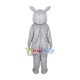 Blue Horns Rhino Mascot Costume Blue Horns Rhino Mascot Costume