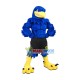 Muscular Falcon In Black Shorts Mascot Costume