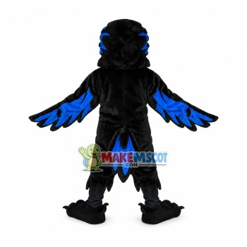 Prey Swift Black Falcon Mascot Costume