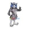 Vigorous Gray Muscle Owl Mascot Adult Costume