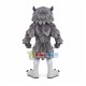 Vigorous Gray Muscle Owl Mascot Adult Costume Vigorous Gray Muscle Owl Mascot Adult Costume