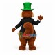 Gentleman Squirrel In The Green Top Hat Mascot Costume Gentleman Squirrel In The Green Top Hat Mascot Costume