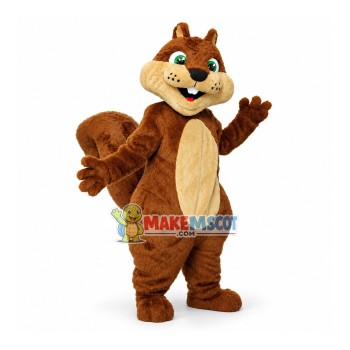 Gentleman Squirrel In The Green Top Hat Mascot Costume Gentleman Squirrel In The Green Top Hat Mascot Costume