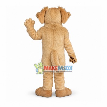 Lightweight Plush Brown Dog Mascot Costume