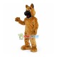 Honest Wolfdog With Silver Collar Mascot Costume Honest Wolfdog With Silver Collar Mascot Costume
