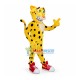 Complacent Sport Yellow Leopard Mascot Costume Complacent Sport Yellow Leopard Mascot Costume