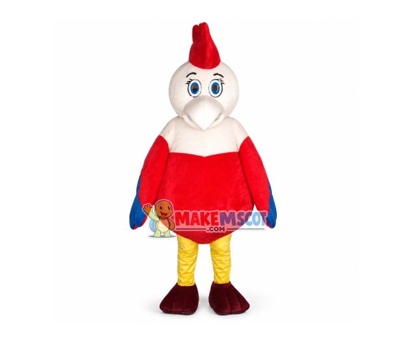 Nice Cartoon Red Chicken Mascot Costume Nice Cartoon Red Chicken Mascot Costume