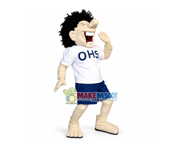 Exaggerated Hilarious Man Mascot Costume For High School Exaggerated Hilarious Man Mascot Costume For High School