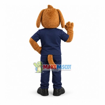 Professional Nursing Staff Dog Mascot Costume Professional Nursing Staff Dog Mascot Costume