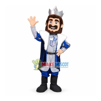 Noble Crowned King Mascot Costume