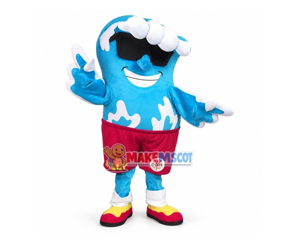 Healthy Gum With Sunglasses Mascot Cartoon Costume Healthy Gum With Sunglasses Mascot Cartoon Costume