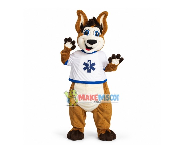 Outgoing Kangaroo Of College Mascot Costume Outgoing Kangaroo Of College Mascot Costume