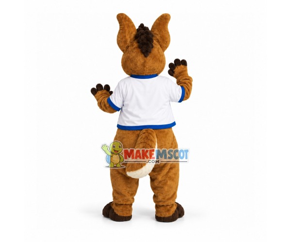 Outgoing Kangaroo Of College Mascot Costume Outgoing Kangaroo Of College Mascot Costume