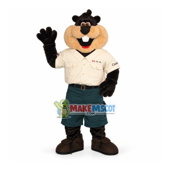 Smart Researcher Squirrel Mascot Costume