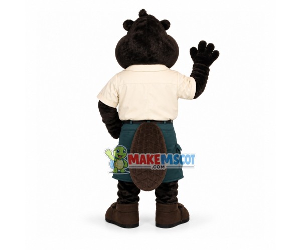 Smart Researcher Squirrel Mascot Costume Smart Researcher Squirrel Mascot Costume