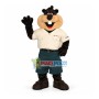 Smart Researcher Squirrel Mascot Costume