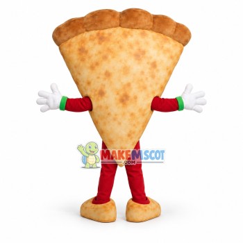 Piece of Mushroom Pizza Mascot Costume Piece of Mushroom Pizza Mascot Costume