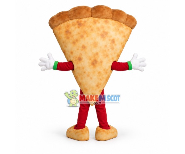 Piece of Mushroom Pizza Mascot Costume