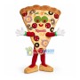 Piece of Mushroom Pizza Mascot Costume