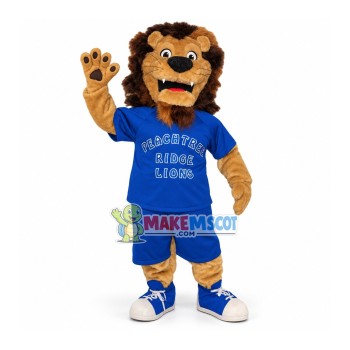 Sport Lion of The Rugby Team Mascot Costume