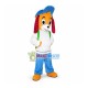 Energetic Student Dog Mascot Costume Energetic Student Dog Mascot Costume