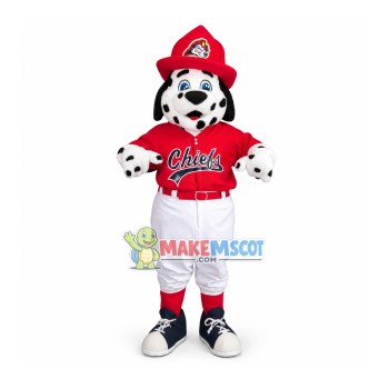 Capable Dalmatian As Administrator Mascot Costume
