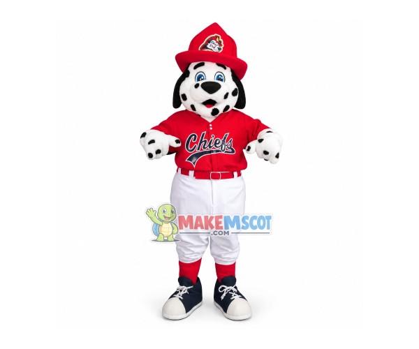 Capable Dalmatian As Administrator Mascot Costume