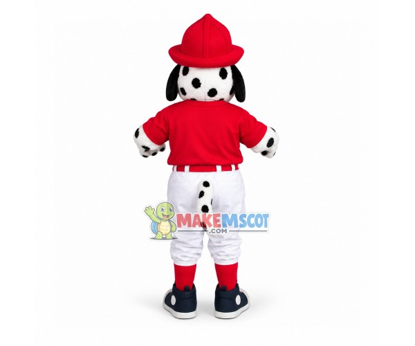 Capable Dalmatian As Administrator Mascot Costume Capable Dalmatian As Administrator Mascot Costume