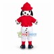 Capable Dalmatian As Administrator Mascot Costume Capable Dalmatian As Administrator Mascot Costume