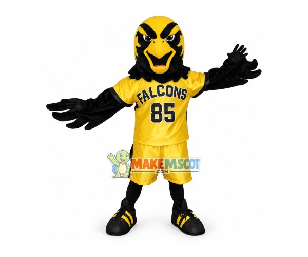 Great Basketball Player Falcon Mascot Costume Great Basketball Player Falcon Mascot Costume
