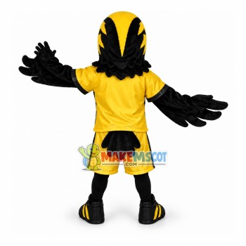 Great Basketball Player Falcon Mascot Costume Great Basketball Player Falcon Mascot Costume