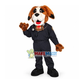 Emergency Doctor Dog In Hospital Mascot Costume Emergency Doctor Dog In Hospital Mascot Costume