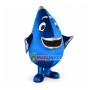 Cartoon Water Drop With Silver Lips Mascot Costume